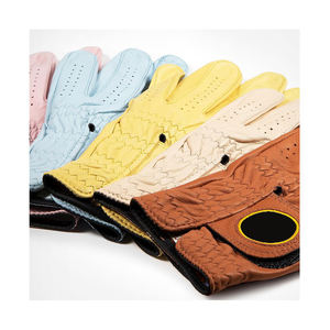 Gants de golf unisexes en cuir Cabretta de haute qualité avec fermeture auto-agrippante, antidérapants, respirants, personnalisables, vente en gros, en peau de mouton 2026 - Product Image 6