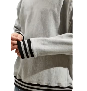 Autumn and Winter Heavyweight Street Printed Round Neck <b>Sweatshirt</b> Loose Thickened <b>Sweatshirt</b> for Men - Product Image 3