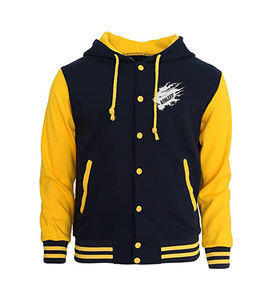Chaqueta Letterman de alta calidad para hombre, chaqueta de béisbol Bomber Varsity de mezcla de lana del fabricante OEM con bordado de forro acolchado - Product Image 1