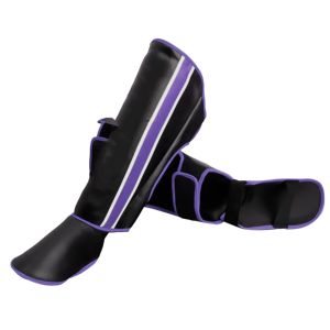 DECENT FIGHT WEARS Custom Logo Adult Boxing <b>Shin</b> <b>Pads</b> Hook Loop Closure Comprehensive Protection Lightweight Breathable Sports - Product Image 5