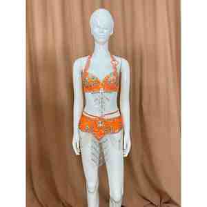 Diseño personalizado Nueva colección 2025 Bra Bead Traje Bellydance con calidad de exportación - Product Image 2