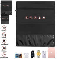 L'anti-pistage anti-espionnage protège votre tablette téléphone portable protection par blocage RFID sacs Faraday pour porte-clés de voiture
