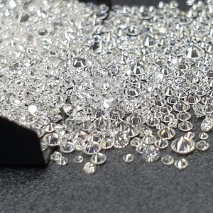 DEF couleur VS clarté 3mm 100% calibré naturel vente en gros de diamants de polissage en vrac colis - Product Image 2