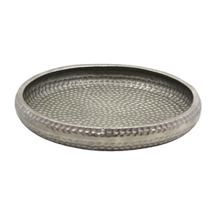 Bols à bonbons ronds en aluminium coulé en nickel brut couleur argent antique Bols de vaisselle de style moderne pour la cuisine et la table - Product Image 2