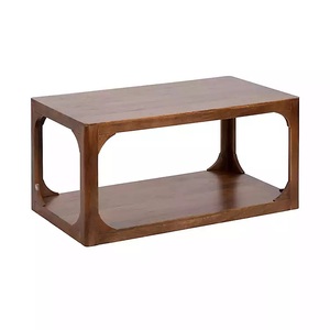 Elegante mesa de centro de hierro y vidrio con marco duradero, perfecta para salas de estar rústicas e interiores de casas contemporáneas - Product Image 5