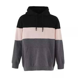 Sudaderas con capucha de color de bloque de moda para hombre, ropa de hombre de gran tamaño lisa, ropa de invierno de algodón, último diseño, sudaderas con capucha para hombre básicas - Product Image 1