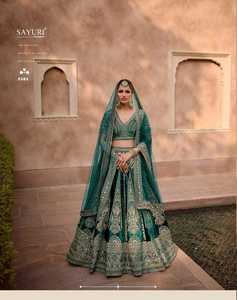 Nouvelle arrivée Lehenga Choli en soie avec dupatta, tenue de fête, de mariage, de mariée, design élégant pour femmes - Product Image 4
