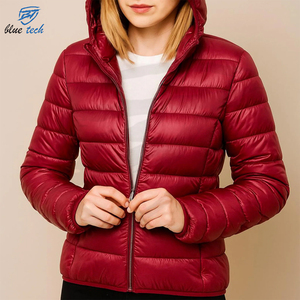 Chaqueta de Invierno Acolchada para Mujer, de Manga Larga, Estilo Burbuja, de Alta Calidad - Product Image 6