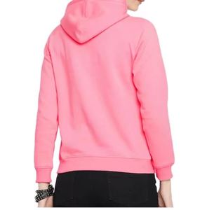 Sudadera con capucha de lana de gran tamaño con logotipo personalizado para mujer, Sudadera larga de algodón, ropa de calle de moda OEM de talla grande 2025 - Product Image 6