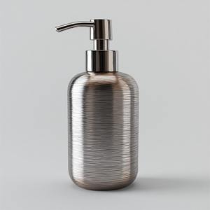 Distributeur de savon pour salle de bain en acier inoxydable, laiton et cuivre robuste AYC METALS pour environnements dynamiques, design moderne et luxueux, durable - Product Image 1