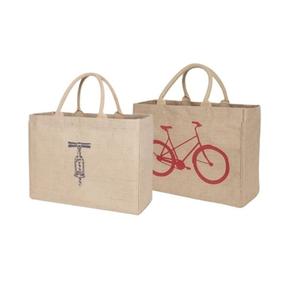 Sac Jhola en jute réutilisable à usage quotidien avec poignée renforcée pour transporter des fruits et légumes d'épicerie au lait du marché - Product Image 5