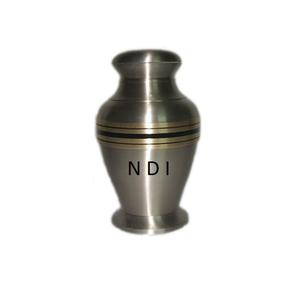 Urnas de cremación de entierro funerario de cenizas para adultos de estilo único, cenizas funerarias decorativas hechas a mano, urnas de cremación de Metal - Product Image 4