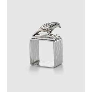 Servilleteros adornados de acero inoxidable con diseños intrincados de desplazamiento e ideales para mesas de estilo real o victoriano - Product Image 5