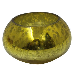 Meilleure qualité haute brillance en céramique porte-lumière de thé Vintage pot votif fait à la main en métal stockage décoratif étain votive en vrac meilleur - Product Image 5