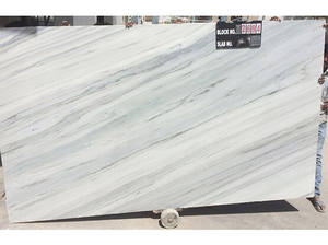 Mármol Blanco a Precio de Fábrica, Losa Grande con Vetas Grises, Material Natural para Proyectos Comerciales, Vestíbulos de Hoteles, Comedores, Revestimiento de Paredes y Pisos Interiores - Product Image 2