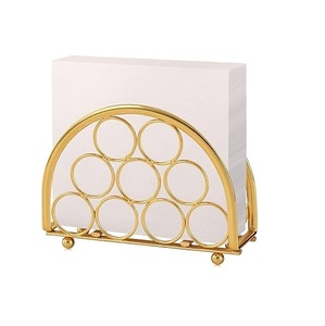 Different Quality Model <b>Table</b> Decorative Metal Napkin Holder with <b>Gold</b> Plated for Home Hotel Use in Wholesale Price - Product Image 4