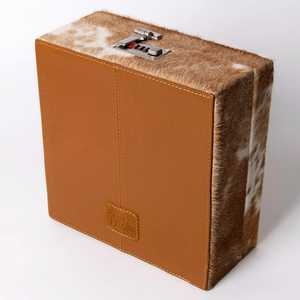 Estuche de Almacenamiento de Cuero Vacuno Auténtico con Cierre de Cremallera y Borla, Estilo Bohemio, Ecológico, Organizador de Viaje para Mujer, Temporada de Otoño - Product Image 2