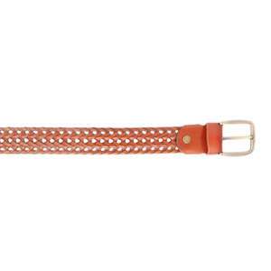 Ceinture pour homme Chase Value - Cuir artificiel moutarde 50 pouces - Product Image 3