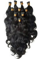Extensions de cheveux vierges Remy de haute qualité, indiennes, à pointe en U, double trame, couleur naturelle, boucles normales, ondulations douces, toutes couleurs