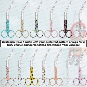 Ciseaux à pansement médical Vaslcare avec lames émoussées Sharpe Ciseaux à pansement Lister en acier inoxydable avec motif - Product Image 6