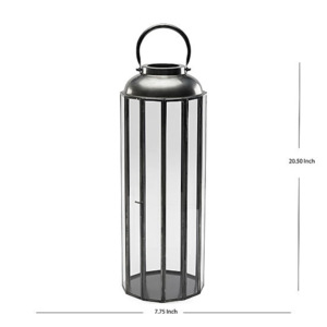 เชิงเทียนโลหะสไตล์วินเทจขนาดใหญ่ที่วางเสาแก้วพายุเฮอริเคนยืนทำด้วยมือปรับแต่งได้ออกแบบสวนกลางแจ้งบ้าน - Product Image 6