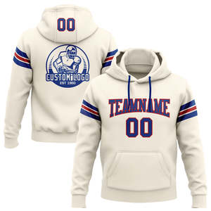 Sweat à capuche de football personnalisé unisexe, pull sportif avec logo imprimé sur le devant, design numéro 00, coupe classique, vêtement d'hiver en polaire respirant 100% - Product Image 1