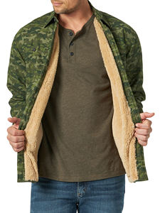 Veste polaire en sherpa unisexe pour homme, sur mesure, en gros, avec fermeture éclair brodée, taille plus, épaisse, pour l'hiver - Product Image 6