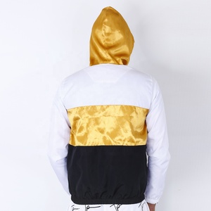 Hot Sale Men's High Quality Waterproof Windbreaker Bomber Jacket <b>Winter</b> Silk Shell Nylon Hooded Stand Collar Quick Dry - Product Image 3