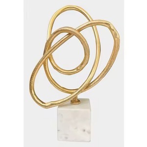 Moderno elegante Metal artesanía India música notas escultura Arte Abstracto decoración del hogar estilo clásico sala de estar fiesta ocasiones - Product Image 3