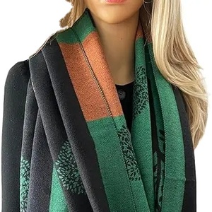 2025 New Arrival High Quality Super Warm Soft Luxury Natural Pure Wool <b>Shawl</b> <b>for</b> <b>Women</b> Winter Wear <b>for</b> Traditional <b>Shawls</b> - Product Image 2