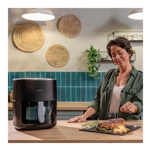 Freidora <span class=keywords><strong>de</strong></span> <span class=keywords><strong>aire</strong></span> (22 en 1) 2200W (6.5Lt) CECOFRY&GRILL Duoheat 6500 Negro A01 EU01 100500 - Product Image 5