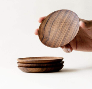 Nuevos posavasos de madera para bebidas, posavasos creativos de madera de nuevo estilo para suministros de cocina - Product Image 5