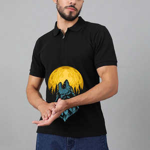 Camisas Polo para Hombre de Alta Calidad, Nuevo Modelo 2025, Diseño Personalizado, Patrón Liso, Algodón Informal, Teñido Liso, Venta al Por Mayor - Product Image 5