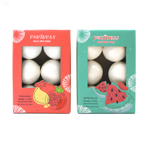 Juego de Bombas de Baño Efervescentes Personalizadas OEM con Ingredientes 100% Naturales, Baño Relajante para Regalo, Estilo Bonito, 3 Años de Duración, para Mujeres, Días Festivos - Product Image 4