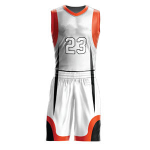 Ensembles de maillots de basket-ball à la vente chaude pour unisexe, grande taille, séchage rapide, respirant, 100% polyester, vêtements de sport personnalisés - Product Image 4