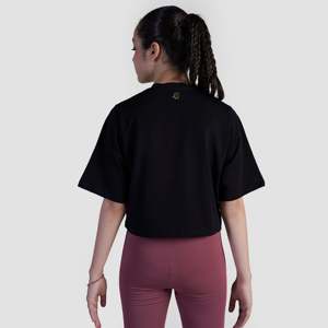 เสื้อยืด Glisten สีดำ ผ้าเจอร์ซีย์คอตตอน 100% ระบายอากาศได้ดีและสวมใส่สบาย - Product Image 2