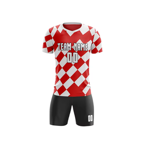 Uniformes de fútbol para niños Equipo de fútbol barato Jersey Uniformes Fútbol Niños Jersey Conjunto corto Ropa deportiva de entrenamiento para jóvenes - Product Image 1