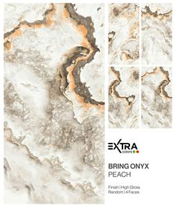 Carreaux de porcelaine émaillés à surface brillante BRING ONXY PEACH - Product Image 2