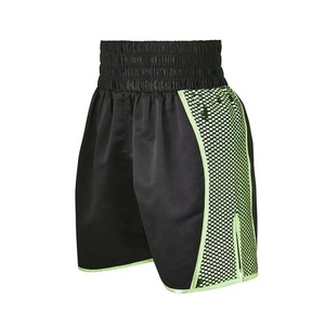 Servicio OEM Logotipo personalizado Adultos Ropa deportiva Cómodo MMA Trunks Spandex Pantalones cortos de boxeo Diseño personalizado para Muay Thai Wear - Product Image 3