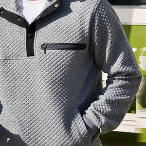 Venta al por mayor de sudaderas con cuello vuelto antiarrugas, sudaderas clásicas y cómodas para hombres - Product Image 3