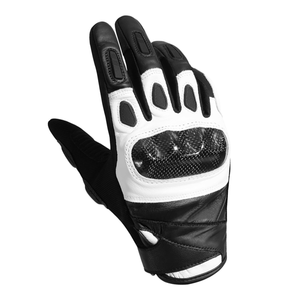 Guantes de moto con pantalla táctil de dedo completo, guantes Unisex de piel de cabra, guantes de moto con nudillos de carbono para Motocross, carreras de carretera - Product Image 5