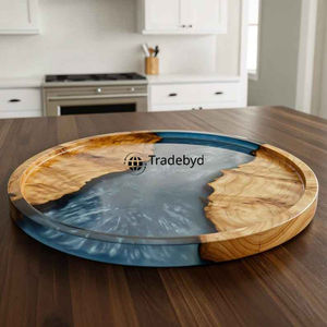 Elegante Bandeja Decorativa de Resina para Servir, para Decoración del Hogar, Regalo de Boda, Tradebyd - Product Image 3