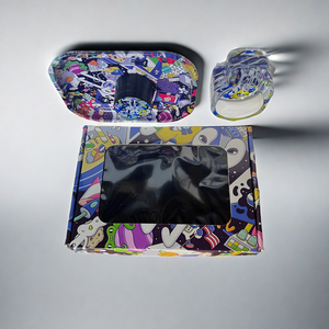 Modern Complete Rolling Accessory Kit Portable Rolling Paper <b>Lighter</b> & Leather Metal Accessory Set Made of Durable Plastic - Product Image 2