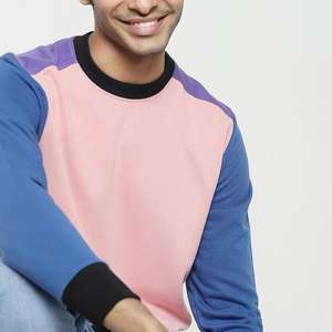 Novedad en ropa de moda, sudadera básica de algodón mezclado, tejido cómodo y transpirable, sudadera de moda personalizada para hombre - Product Image 5