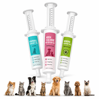Gel de soutien anti-boules de poils pour chats OEM, pâte énergétique hypercalorique pour chiens, multivitamines, soutien immunitaire, seringue doseuse 60 ml, personnalisable