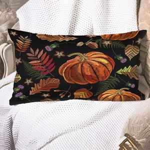 Almohada con Estampado de Calabaza - Decoración de Halloween, Regalo Personalizado Adorable, Detalle Acogedor, 8"x8" - 20x20 cm - Product Image 3