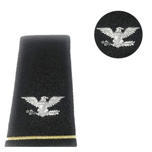 Haute qualité personnalisé brodé 2025 épaulettes Oem demande pour uniforme épaule conseil rang accessoires pour uniformes - Product Image 6