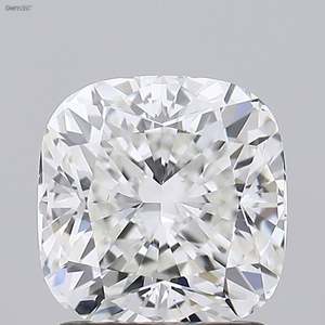 2.34ct Coussin Brillant Cut Lab-grown Diamond IGI Certified E Color VS1 Clarity Lab-Stone - Product Image 1
