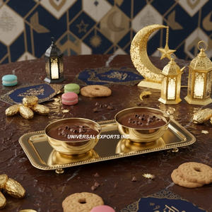Tazón de Chocolate de Acero Chapado en Oro, Forma Personalizada, Diseño de Diseñador, Tazón de Dulces Clásico y Elegante, Nuevo Tazón de Chocolate de Lujo al por Mayor - Product Image 3
