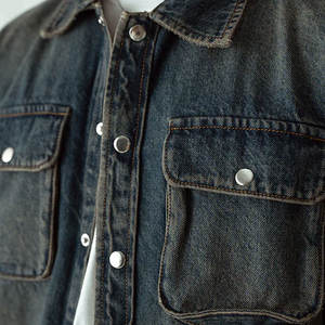 เสื้อยีนส์สำหรับผู้ชายเสื้อยีนส์พิมพ์ลาย - Product Image 6